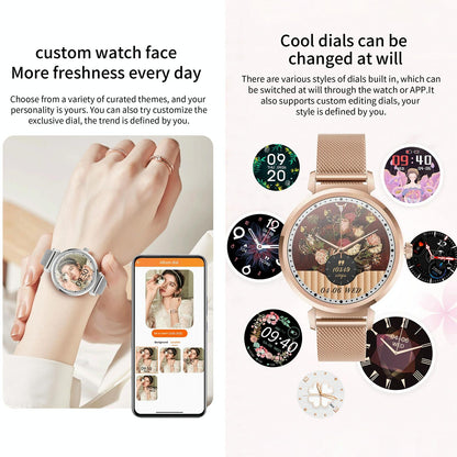 Menstrual Period Smart Bracelet With Blood Pressure And Heart Rate Monitoring - Silver