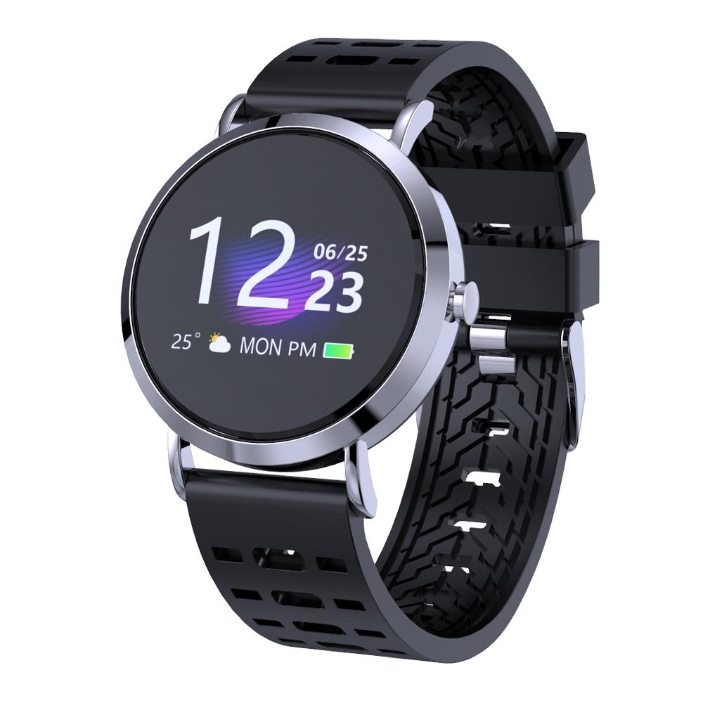Smart Bracelet With Colour Screen Ip67 Waterproof Call / Heart Rate / Sleep / Sedentary Reminder - Silver