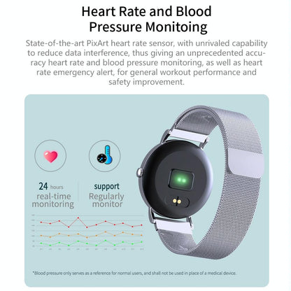 Smart Bracelet With Colour Screen Ip67 Waterproof Call / Heart Rate / Sleep / Sedentary Reminder - Silver