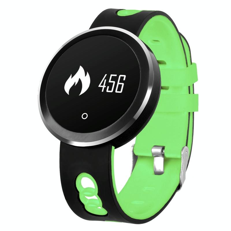 0.95 Inch Hd Oled Screen Display Bluetooth Smart Bracelet Ip68 Waterproof Support Pedometer / Sedentary Reminder / Heart Rate Monitor / Sleep Monitor Compatible With Android And Ios Phones - White