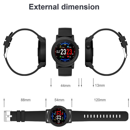 Smart Bracelet With Call Reminder Heart Rate & Sleep Monitoring - White