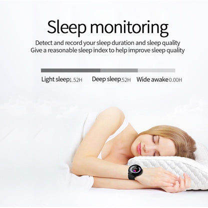 Waterproof Smart Bracelet With Heart Rate Monitor And Sleep Tracker - White