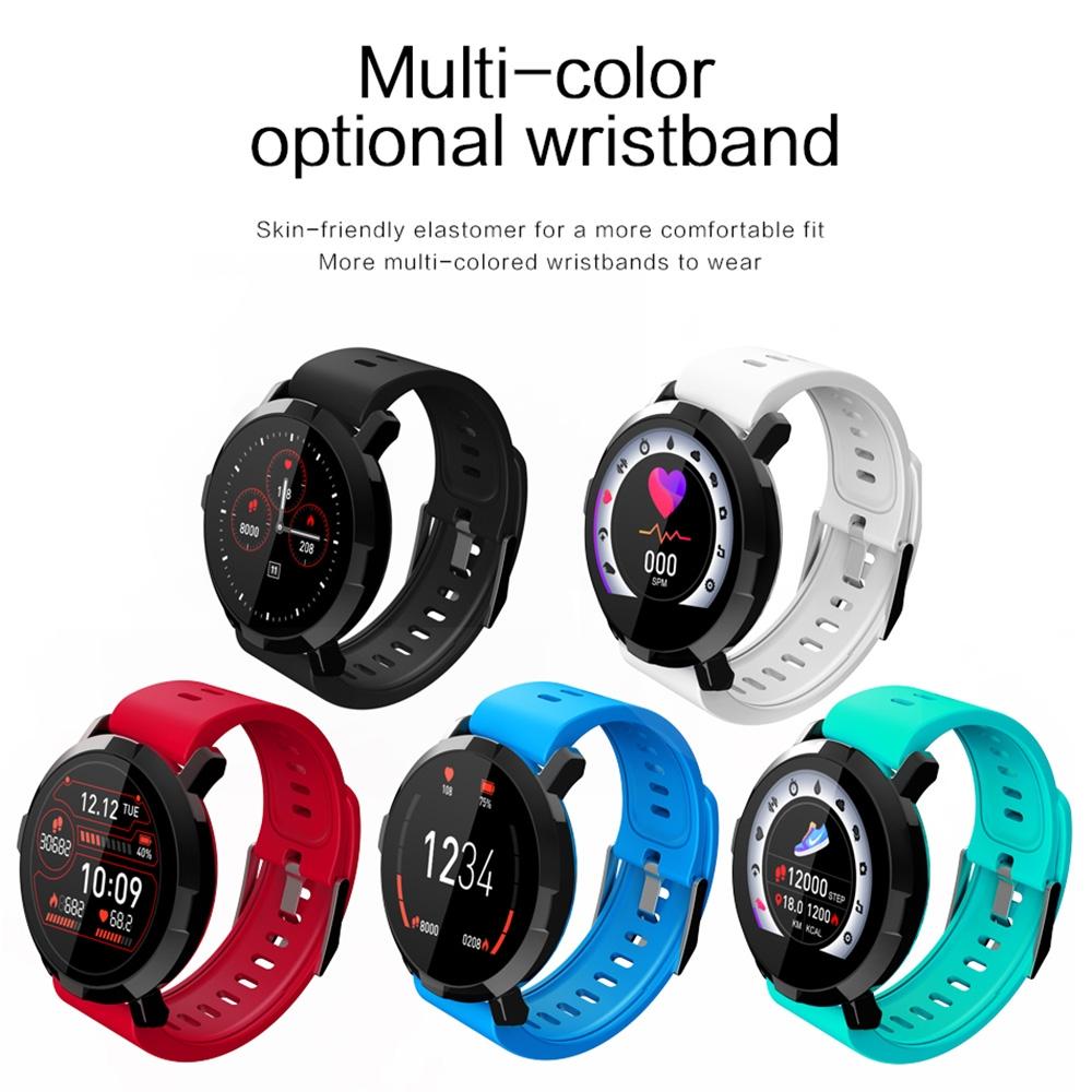 Waterproof Smart Bracelet With Heart Rate Monitor And Sleep Tracker - White