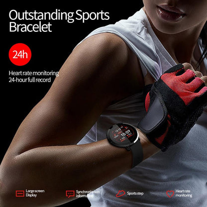 Waterproof Smart Bracelet With Heart Rate Monitor And Sleep Tracker - White