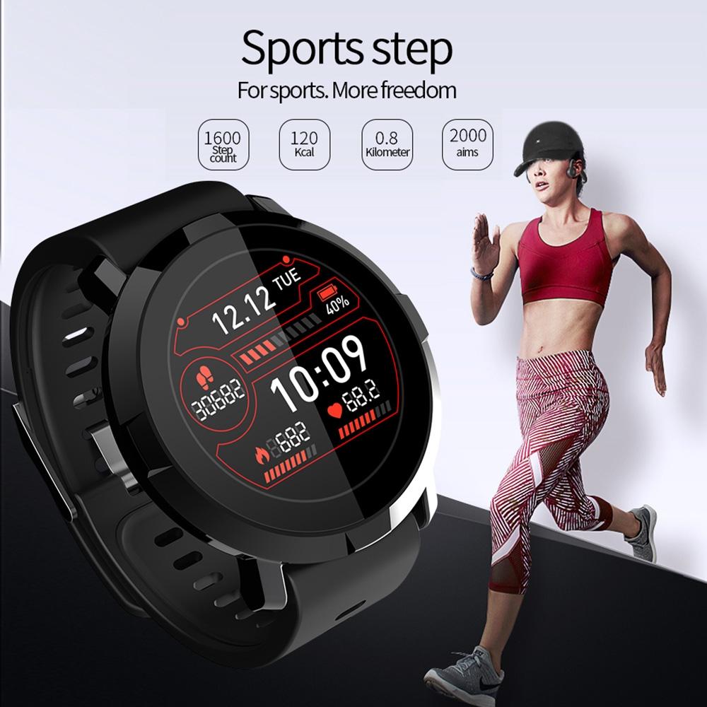 Waterproof Smart Bracelet With Heart Rate Monitor And Sleep Tracker - White