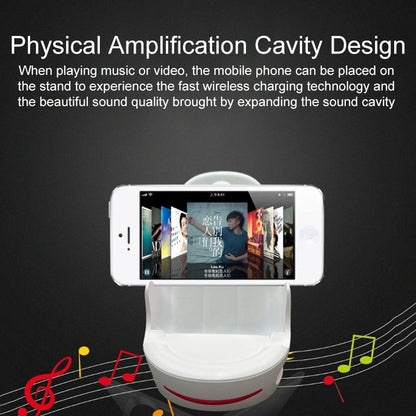 15W Magnetic Wireless Charger Stand For Sofa Phone - White