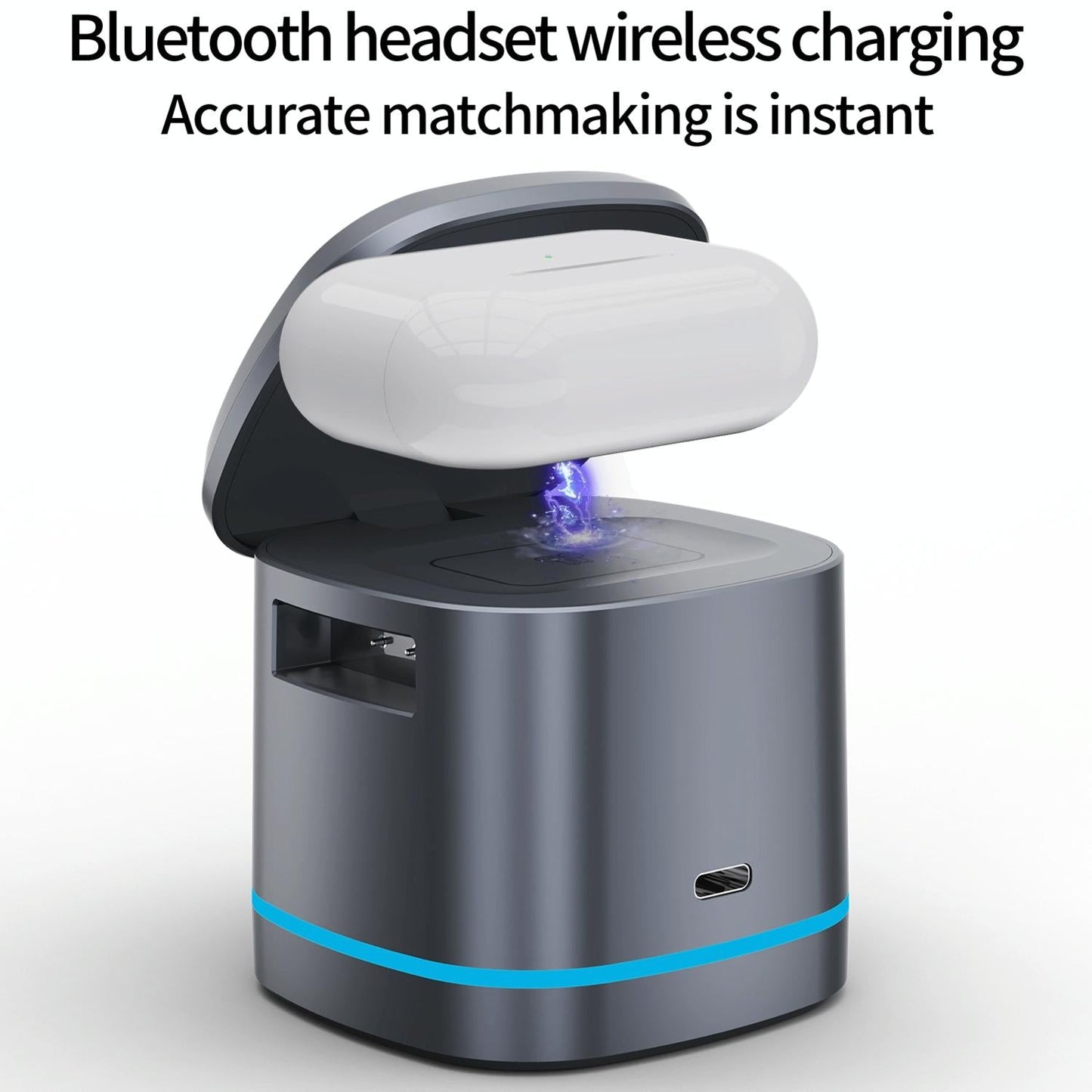 15W 3 In 1 Magnetic Wireless Charger - White