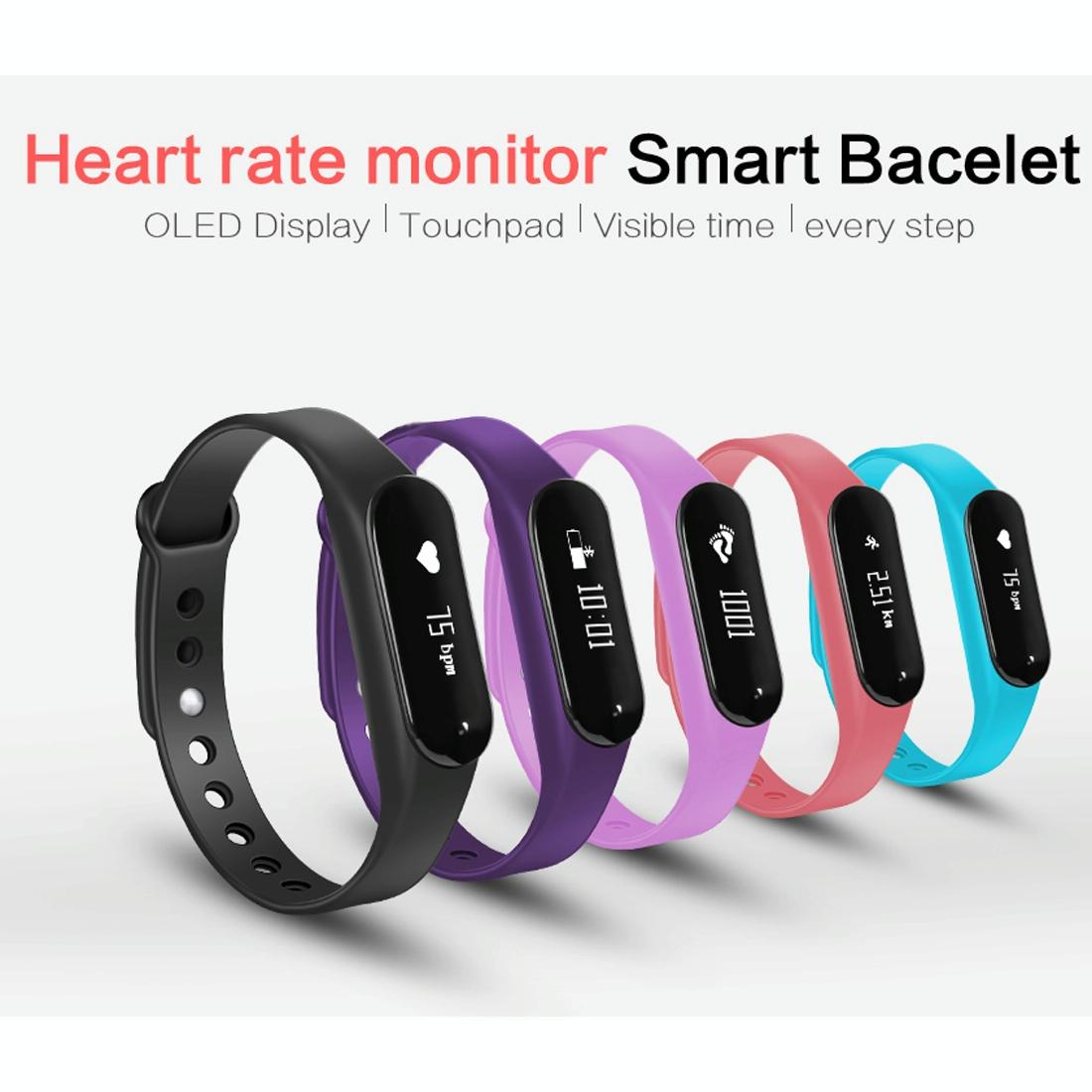 Bluetooth Smart Bracelet With Heart Rate Monitor And Sleep Tracker - Yellow