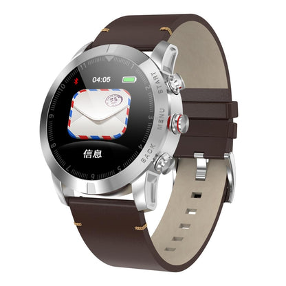 Waterproof Smart Bracelet With Heart Rate Monitor And Multi-Sport Mode - Brown
