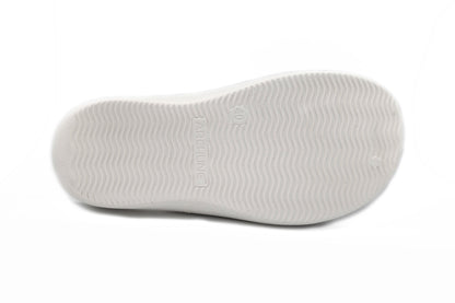 Archline Rebound Orthotic Slides Flip Flop Thongs Slip On Arch Support - White - Euro 44