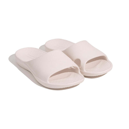 Archline Rebound Orthotic Slides Flip Flop Thongs Slip On Arch Support - White - Euro 46