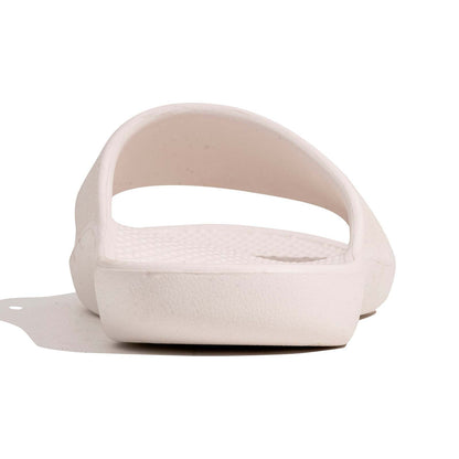 Archline Rebound Orthotic Slides Flip Flop Thongs Slip On Arch Support - White - Euro 46