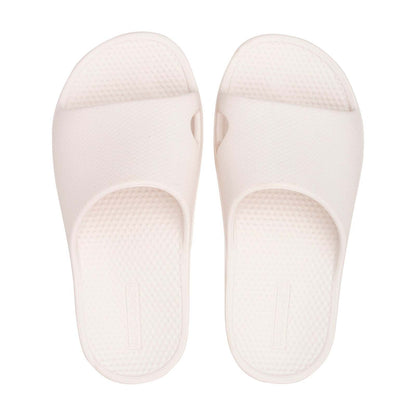 Archline Rebound Orthotic Slides Flip Flop Thongs Slip On Arch Support - White - Euro 47