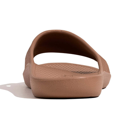 Archline Rebound Orthotic Slides Flip Flop Thongs Slip On Arch Support - Putty - Euro 36