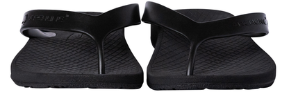ARCHLINE Orthotic Thongs Arch Support Shoes Footwear Flip Flops Orthopedic - Black/Black - EUR 44