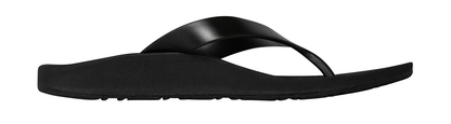 ARCHLINE Orthotic Thongs Arch Support Shoes Footwear Flip Flops Orthopedic - Black/Black - EUR 45