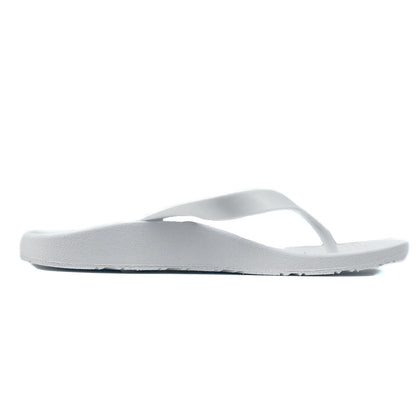 ARCHLINE Orthotic Thongs Arch Support Shoes Footwear Flip Flops Orthopedic - White/White - EUR 41