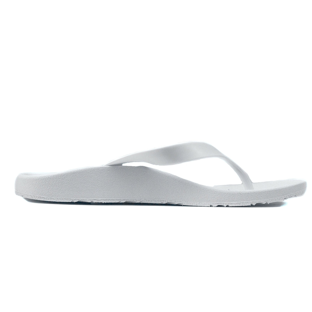 ARCHLINE Orthotic Thongs Arch Support Shoes Footwear Flip Flops Orthopedic - White/White - EUR 46