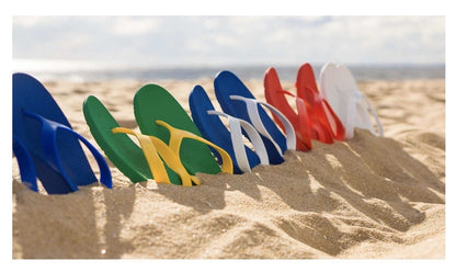 ARCHLINE Orthotic Thongs Arch Support Shoes Footwear Flip Flops Orthopedic - White/White - EUR 46