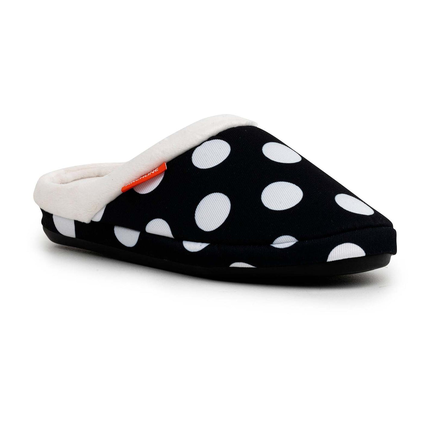 ARCHLINE Orthotic Slippers Slip On Arch Scuffs Pain Relief Moccasins - Polka Dots - EU 36