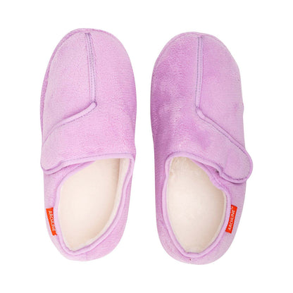 ARCHLINE Orthotic Plus Slippers Closed Scuffs Pain Relief Moccasins - Lilac - EU 36