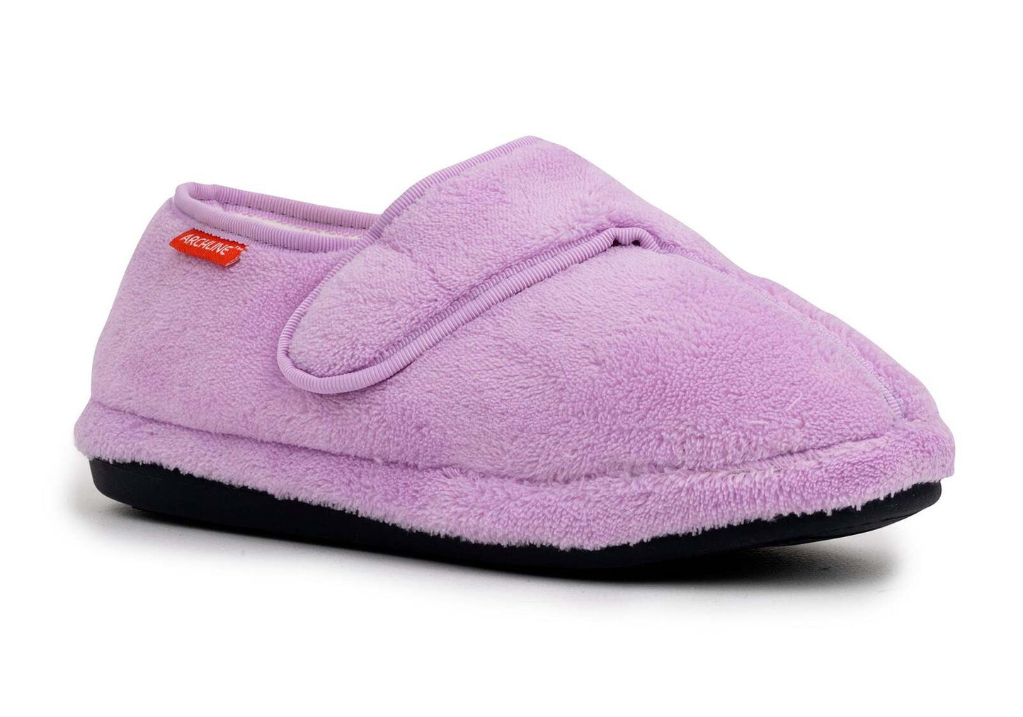 ARCHLINE Orthotic Plus Slippers Closed Scuffs Pain Relief Moccasins - Lilac - EU 37
