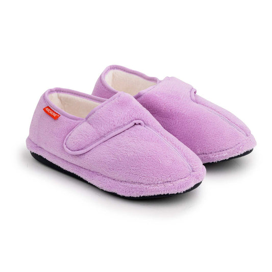 ARCHLINE Orthotic Plus Slippers Closed Scuffs Pain Relief Moccasins - Lilac - EU 43