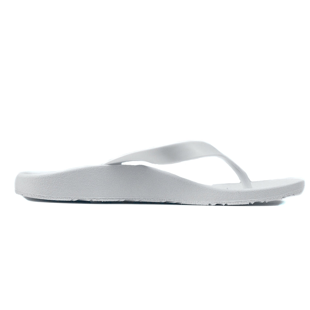 ARCHLINE Flip Flops Orthotic Thongs Arch Support Shoes Footwear - White/White - EUR 47