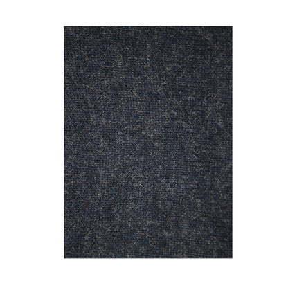 100% SHETLAND RAGG WOOL CREW Round Neck Knit JUMPER Pullover Mens Sweater Knitted - Navy - XXL