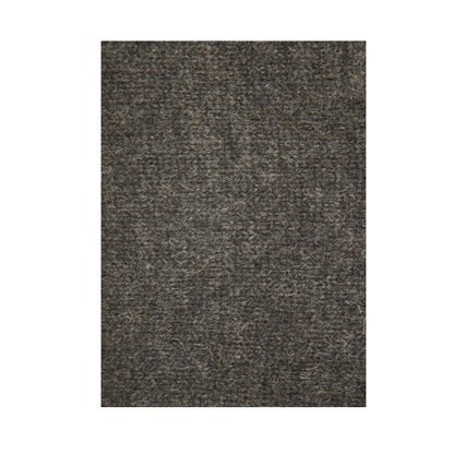 100% SHETLAND RAGG WOOL Half Zip Up Knit JUMPER Pullover Mens Sweater Knitted - Charcoal - 6XL