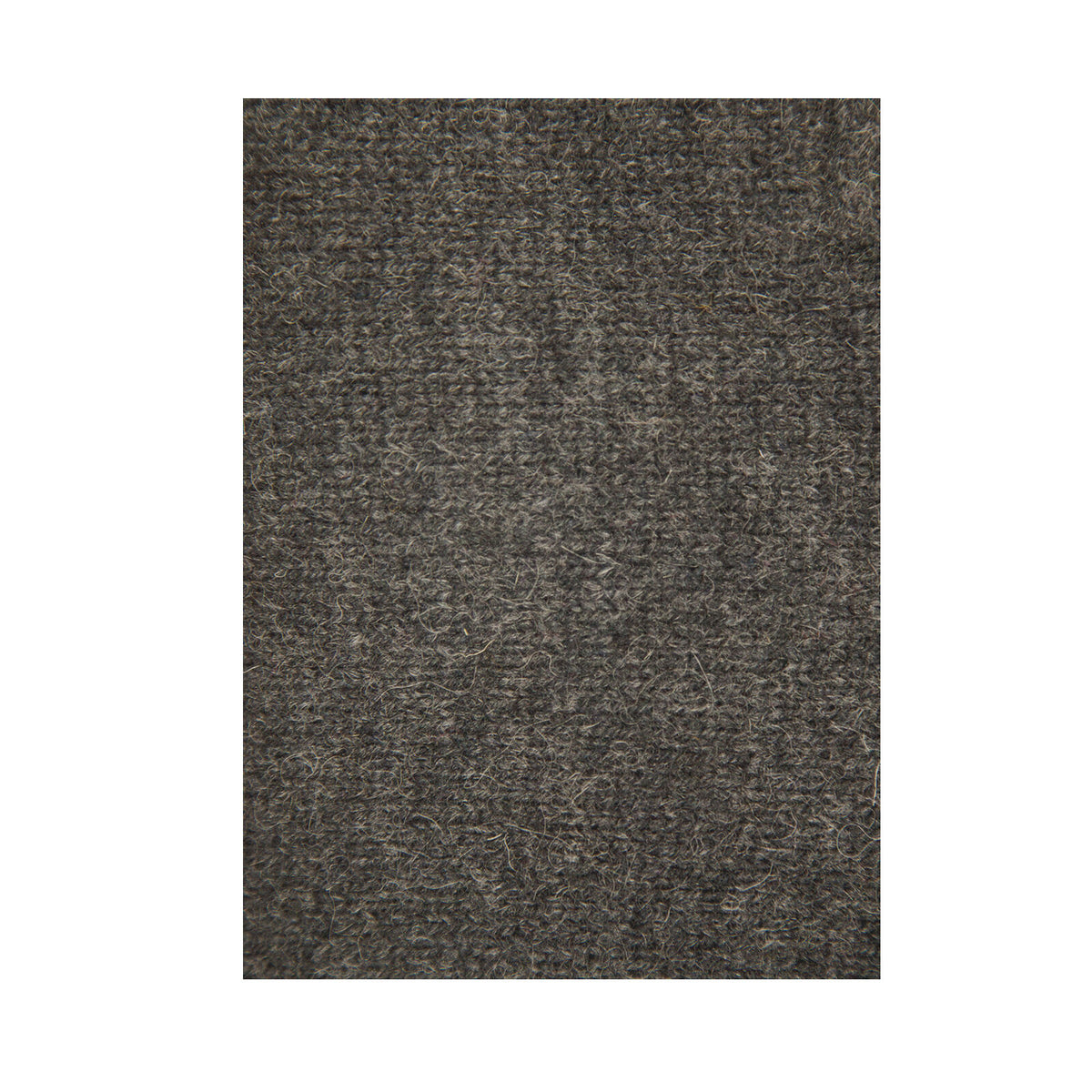 100% SHETLAND RAGG WOOL Half Zip Up Knit JUMPER Pullover Mens Sweater Knitted - Charcoal - S