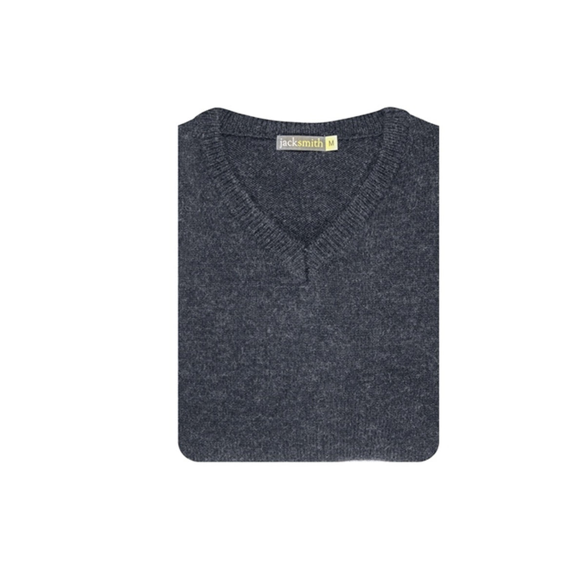 100% Shetland Ragg Wool V Neck Knit Jumper Pullover Mens Sweater Knitted - Navy - 4XL
