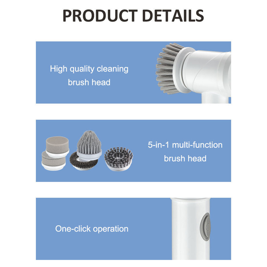 Sokany 5-in-1 Handheld Kitchen Scrubber – Multi-Function Cleaning Tool