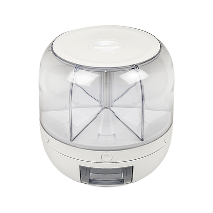 Rice Storage Cereal Dispenser Grain Container Rotating Dry Food Box