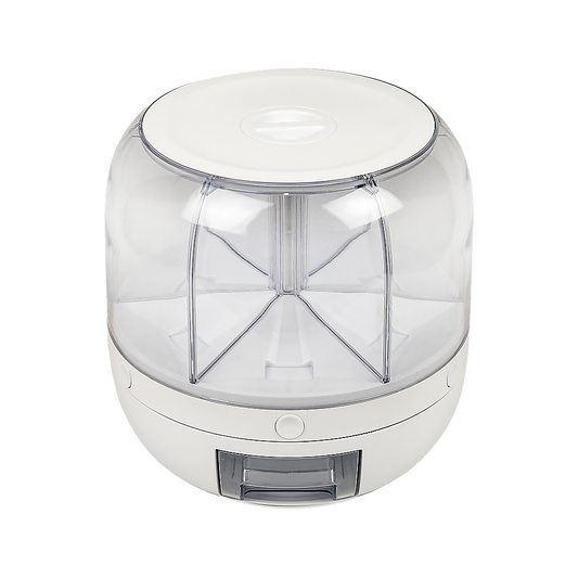 Rice Storage Cereal Dispenser Grain Container Rotating Dry Food Box