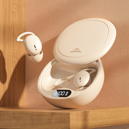 Flesh color M73 Noise-Cancelling Bluetooth Earphones - Wireless, Bluetooth 5.4, Mini In-Ear Design, Ultra Long Battery Life