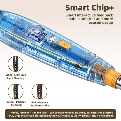 Black Powerful Torque Silent Extendable Smart-Sensing Electric Cleaning Brush