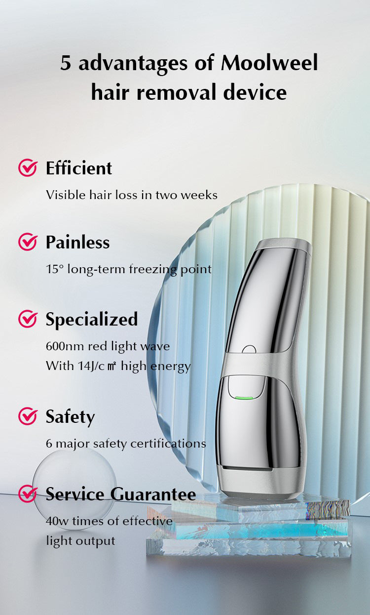 IPL Freezing Point Hair Removal Device with Sapphire Head - 120W