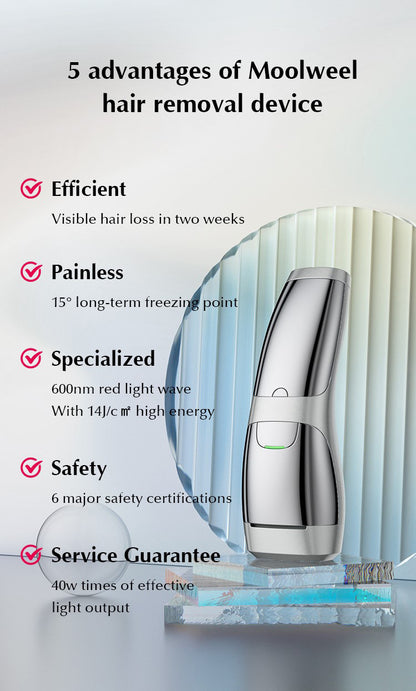 IPL Freezing Point Hair Removal Device with Sapphire Head - 120W