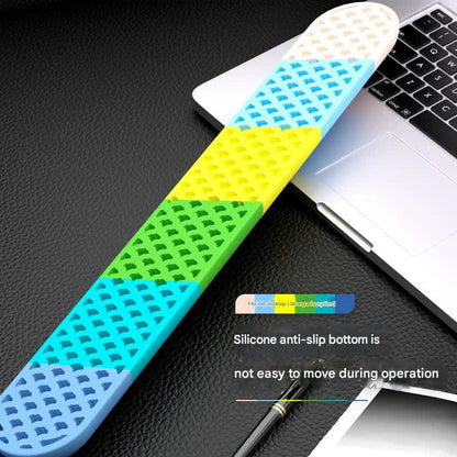 Ergonomic Keyboard & Mouse Wrist Rest Set - Soft Silicone, Non-Slip Base, Comfortable Support(purple)