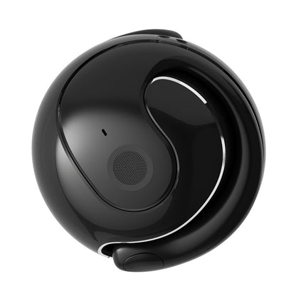 Black WG-05 New OWS Bone Conduction Bluetooth Earphones with AI Translation - Non-In-Ear Sports Design