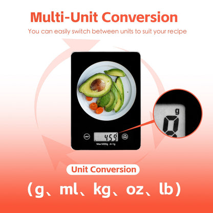 5KG Digital Glass Kitchen Scale