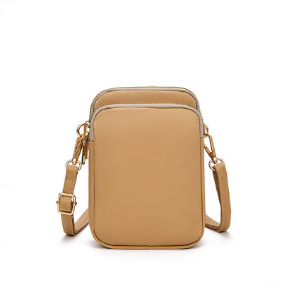 Small Shoulder Bags 3 Layers Of Pockets Mobile Phone Bag Outdoor Daily Crossbody Bag