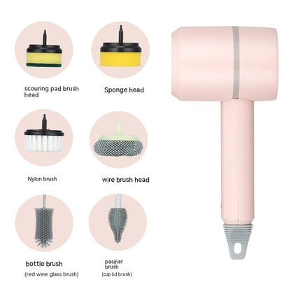 Multifunction Electric Cleaning Brush - Wireless USB Rechargeable, Professional Scrubber for Kitchen, Bath, and More