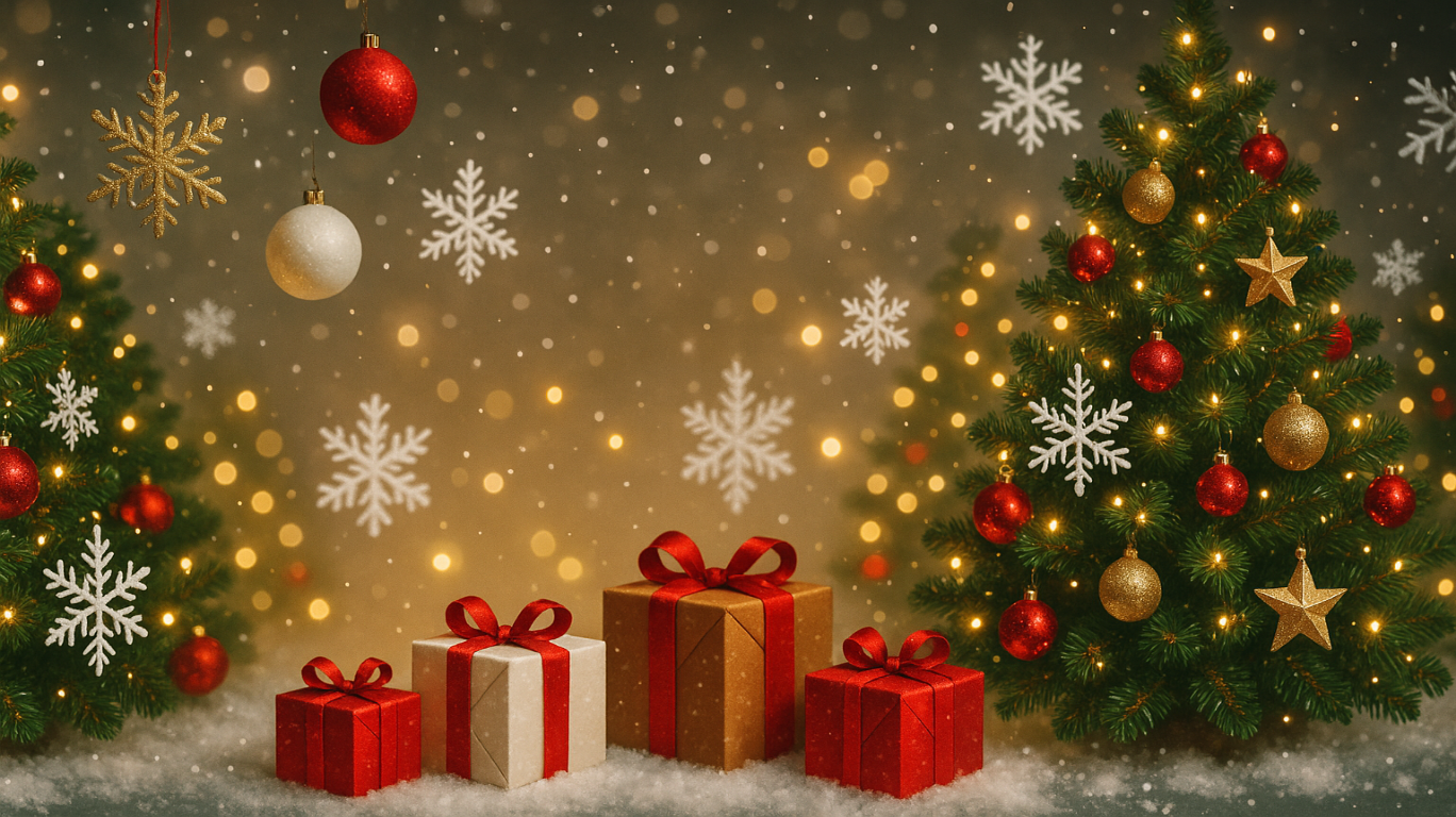 A Christmas banner image for  Christmas Collection on all eStores .com