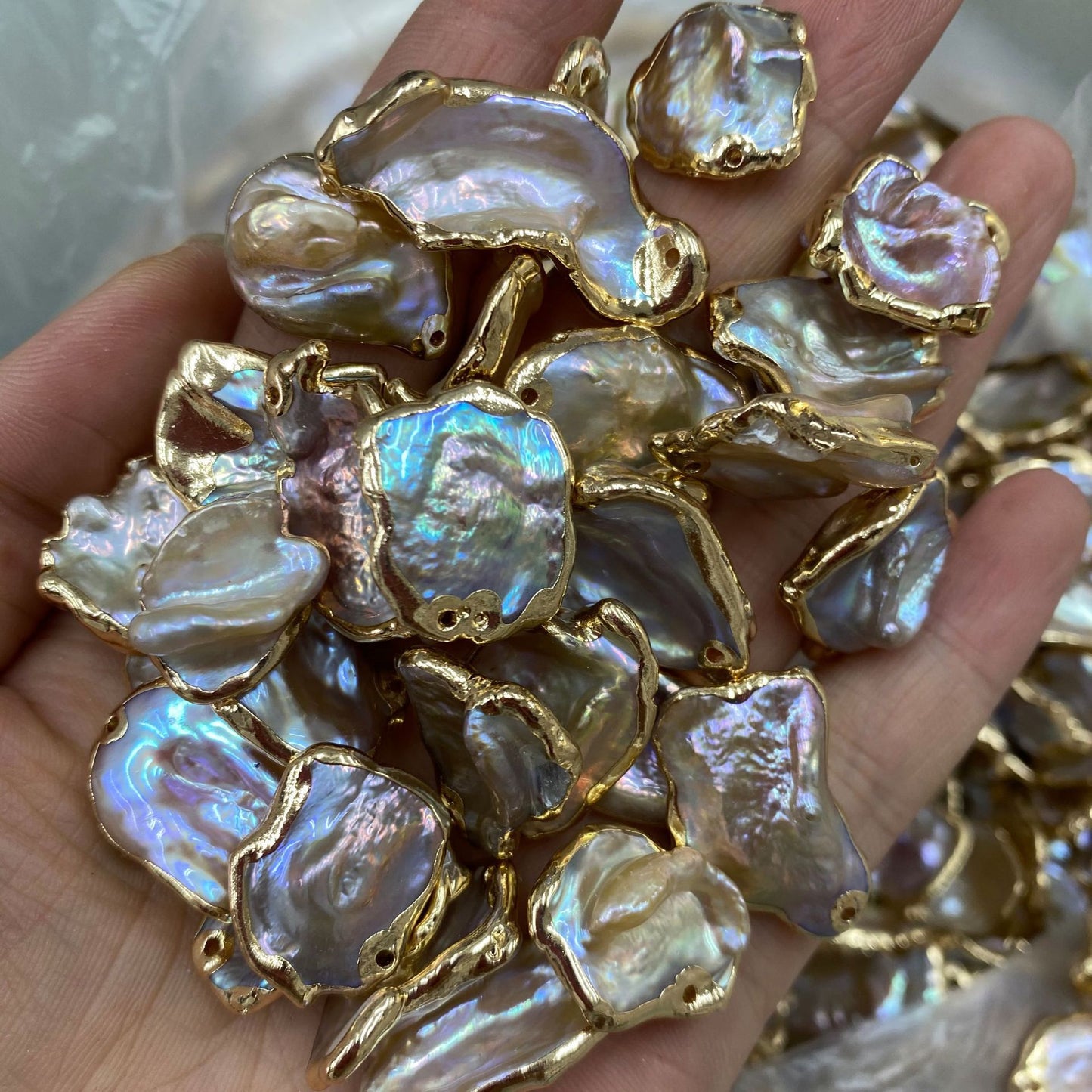 Natural Freshwater Recycled Pearl Pendant DIY Jewelry