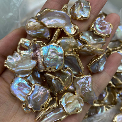 Natural Freshwater Recycled Pearl Pendant DIY Jewelry