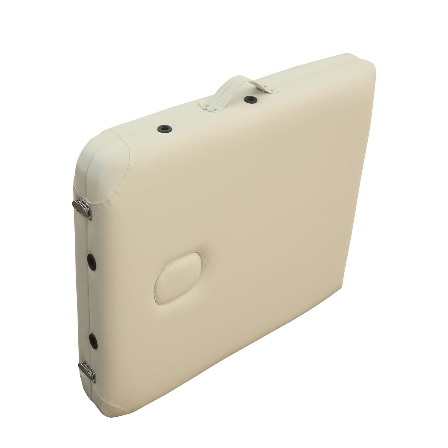 YES4HOMES 2 Fold 6cm Thickness Foam Portable Aluminium Massage Table Massage Bed Beauty Therapy Beige