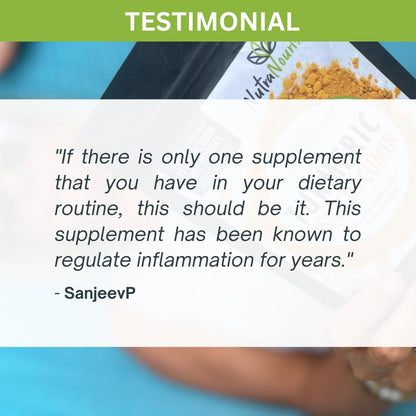 Pure Organic 95% Curcumin Powder (120g/2 months supply) - 1500mg of Turmeric Extract Buffered with Black Pepper